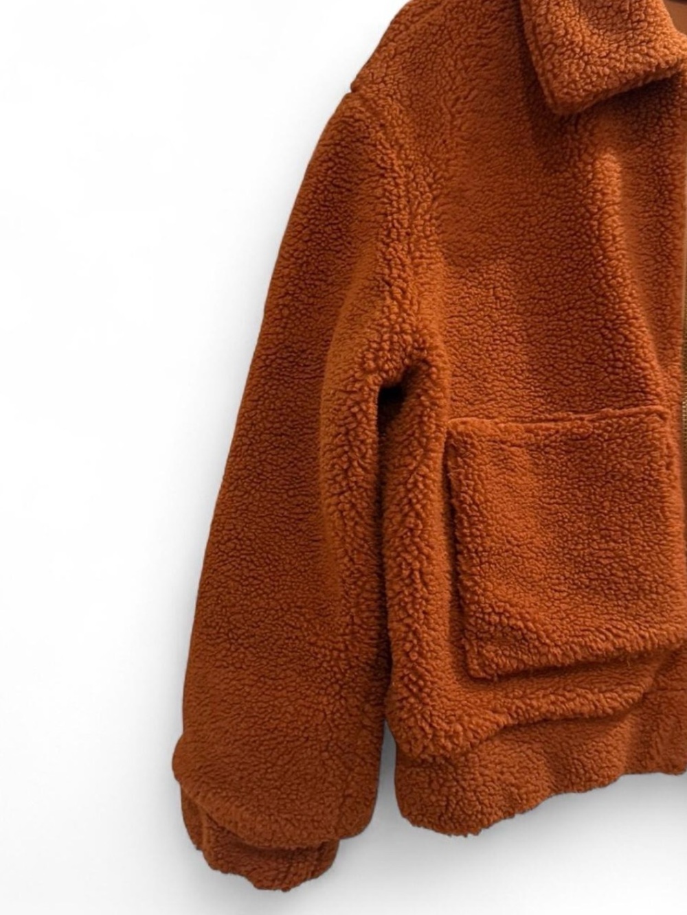 Lush Rust Teddy Jacket - Picture 3 of 4
